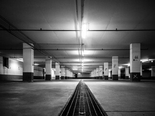 Parking Architecture black white