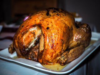 roast chicken with potatoes