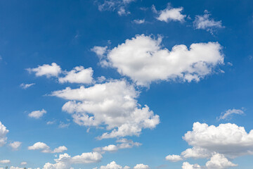 Blue sky background with clouds