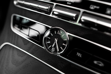 Clock in the car