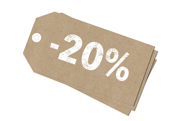 -20% &eacute;tiquette