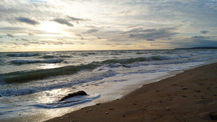 beach at sunset