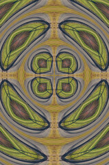 Detailreiches Kreuz, aus der Natur und Umwelt!