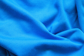 Blue football jersey clothing fabric texture sports wear background