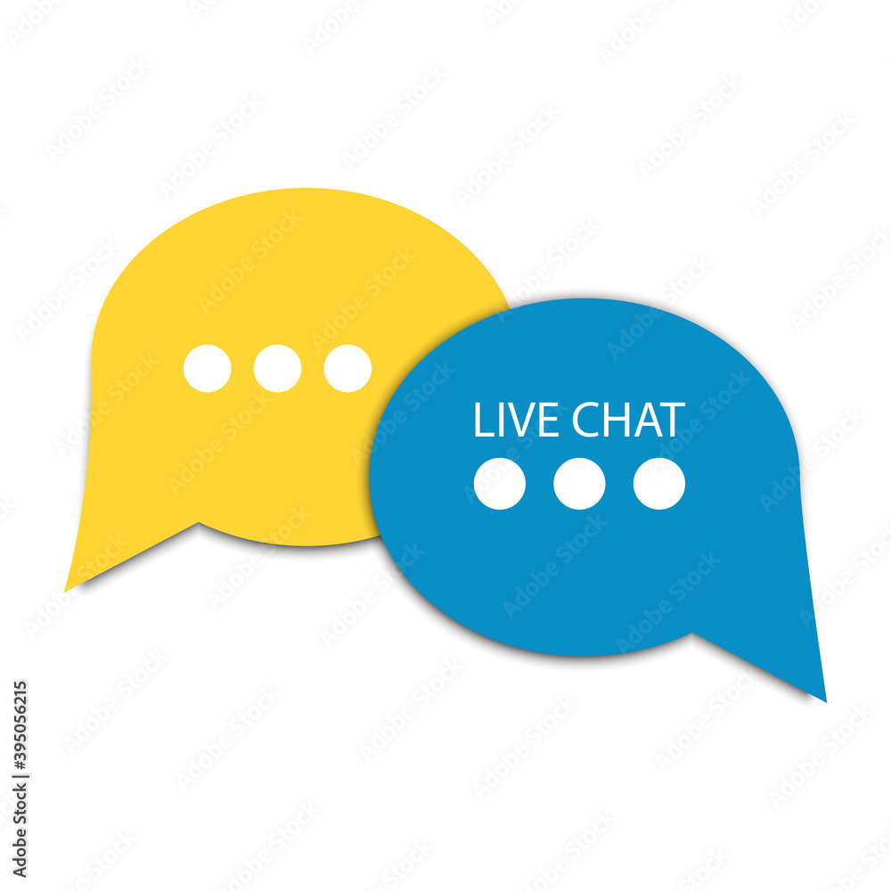 Poster speech bubble tag. chat messenger icon. text message. mobile interface design. talk bubble. stock im