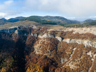 Landscape of Balkan Mountains and Vratsata pass, Bulgaria