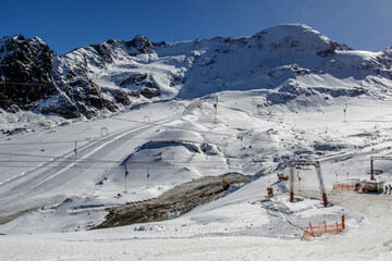 Kaunertaler Gletscher, Skifahrerparadies, Tirol, Österreich