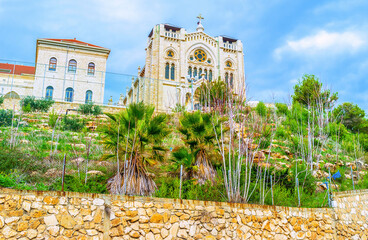 The Selesian Church of Jesus the Adolescent in Nazareth, Israel
