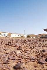 Fototapeta na wymiar Life in a refugee camp in Tindouf in the Sahara desert
