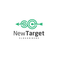Infinity Target logo vector template, Creative Target logo design concepts, Icon symbol, illustration