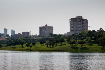''Parque do lago'' Lake park on Guarapuava/Brasil 13/10/2020