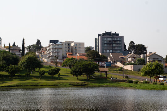 ''Parque do lago'' Lake park on Guarapuava/Brasil 13/10/2020