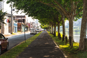 ''Parque do lago'' Lake park on Guarapuava/Brasil 13/10/2020