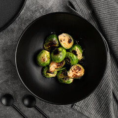 Moody roasted brussel sprouts