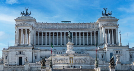The Altare della Patria in Rome in Venice Square