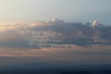 sunrise over the mountains