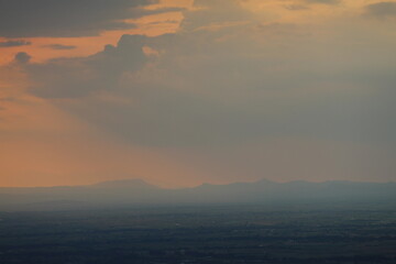 sunrise in the mountains