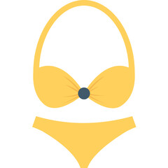 
Bikini Flat Vector Icon
