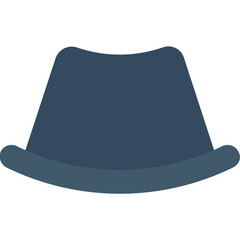 
Floppy Hat Flat Vector Icon
