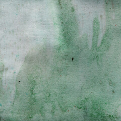 Watercolor illustration. Marble texture, blue. Watercolor transparent stain. Gray and green color.