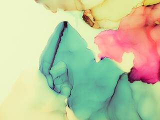 Liquid Texture.  Wedding Multicolor Wallpaper.