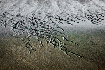 sfumatura di texture sabbia e acqua e linee