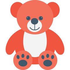
Teddy Bear flat Icon
