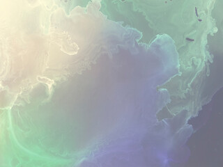 Creativity Drawing.  Liquid Yellow Splash.