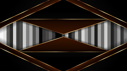 Obraz premium Premium luxury background with pettern on background. Vector premium background for banner, wallpaper. Eps10 