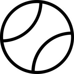 
Ball Vector Line Icon
