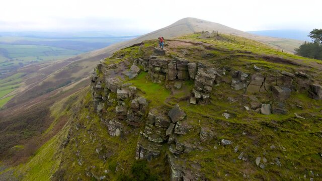 A photographer shooting in Peak District, an upland area in England at the southern end of the Pennines