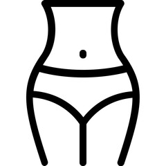 
Waistline Vector Line Icon

