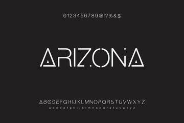 alphabet font, typography vector,  letters and numbers white and black style
