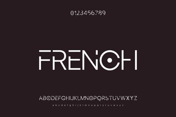 alphabet font, typography vector,  letters and numbers white and black style