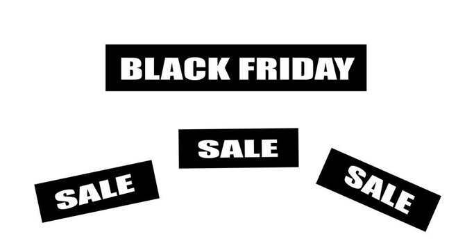 Black Friday Sale banner animation	