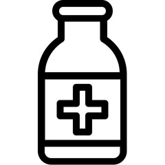 Obraz premium Medicine Vector Line Icon 