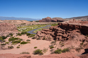 Valles calchaquies en el norte argentino 