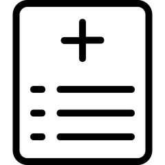 Obraz premium Report Vector Line Icon 