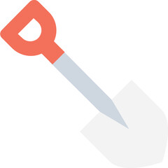 
Trowel Flat Vector Icon 
