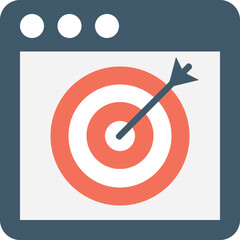 
Target Flat Vector Icon
