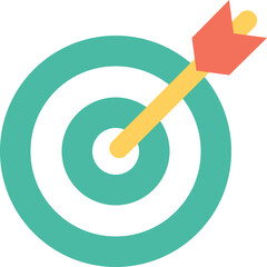 
Target Flat Vector Icon
