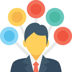 
Affiliate Marketing Flat Vector Icon
