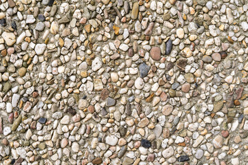 Exposed aggregate concrete material facade wall texture rough pattern