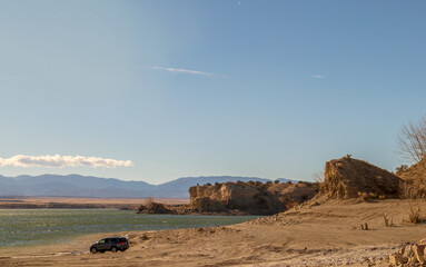 Scenic landscape of Lake Pueblo State Park in Southern Colorado
