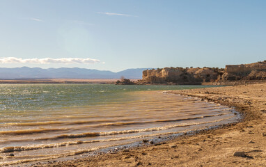 Scenic landscape of Lake Pueblo State Park in Southern Colorado