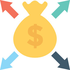 
Affiliate Earning Flat Vector Icon
