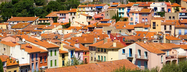 Collioure
 toits catalans France