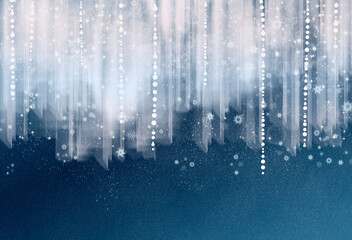 Festive background with snowflakes, suitable for Christmas and New Year holidays!