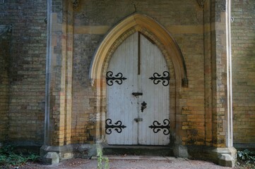 old door in a church