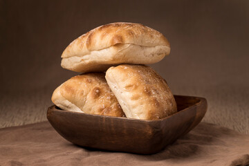 Delicious ciabatta bread. - obrazy, fototapety, plakaty